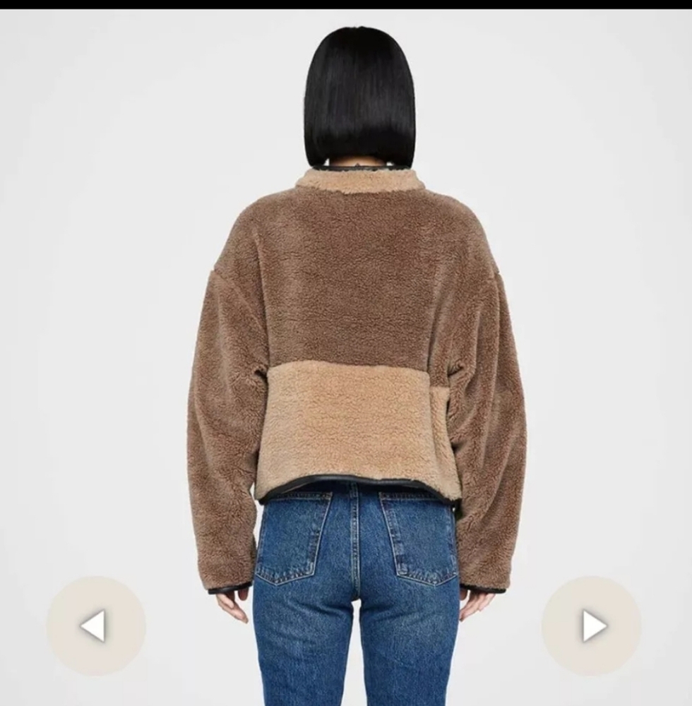 Anine Bing Royce Pullover - Brown And Camel XS MRSP $365 - Picture 2 of 8